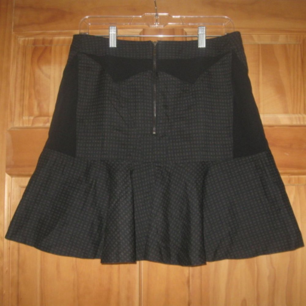 Worthington Checkered Ruffled Hem Skirt - Picture 2 of 2